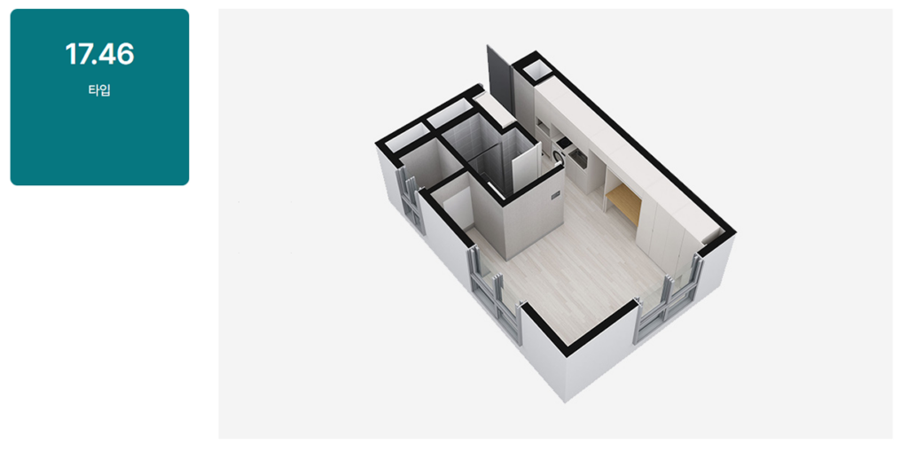 연신내역 루체스테이션 세대평면도