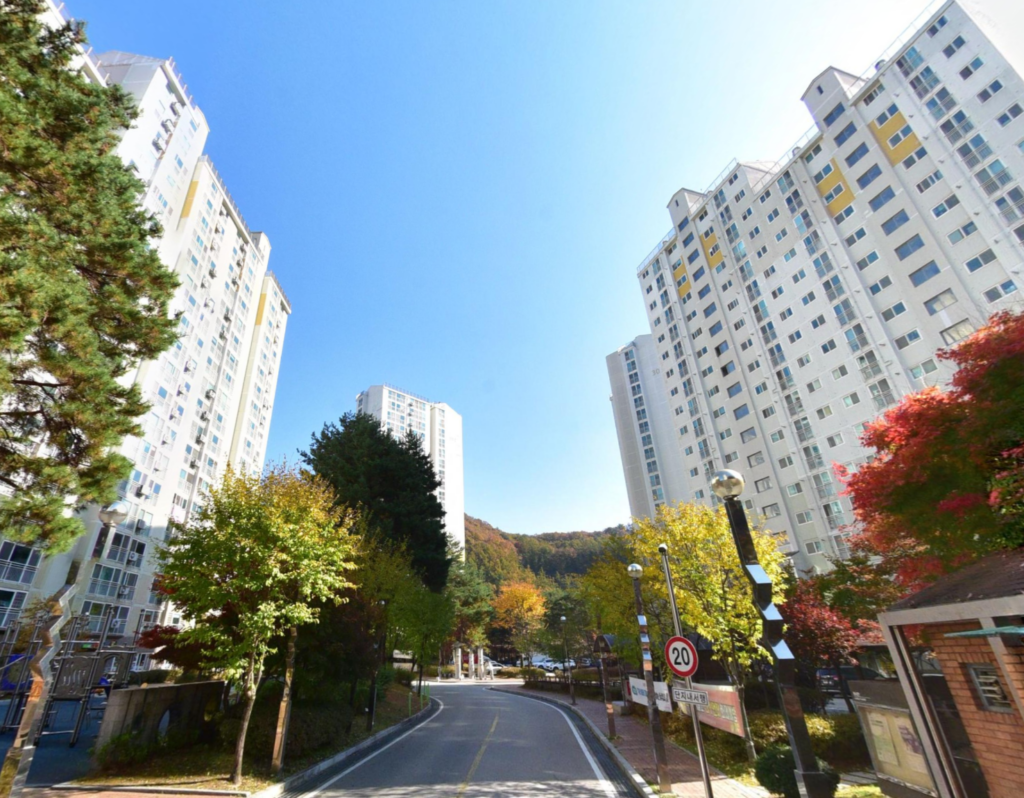 구리 남양주 국민임대 아파트 전경