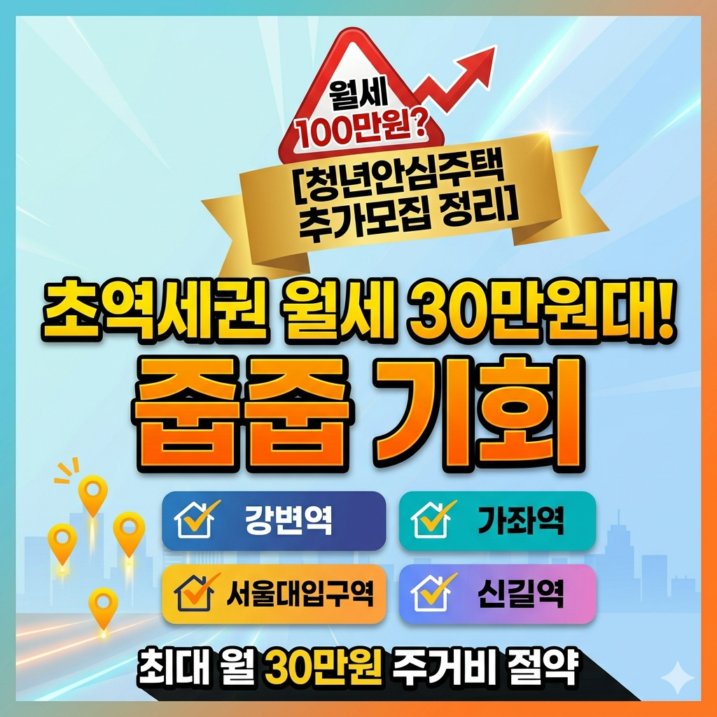 2026년 청년안심주택 추가모집 썸네일